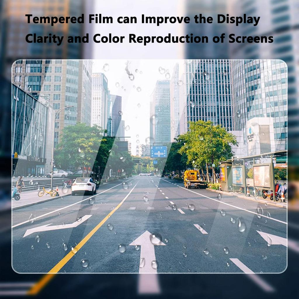 Navigation Screen Tempered Glass Screen Protector for Jeep Wrangler JL 2019-2026 7 Inch GPS Protective Film Interior Accessories