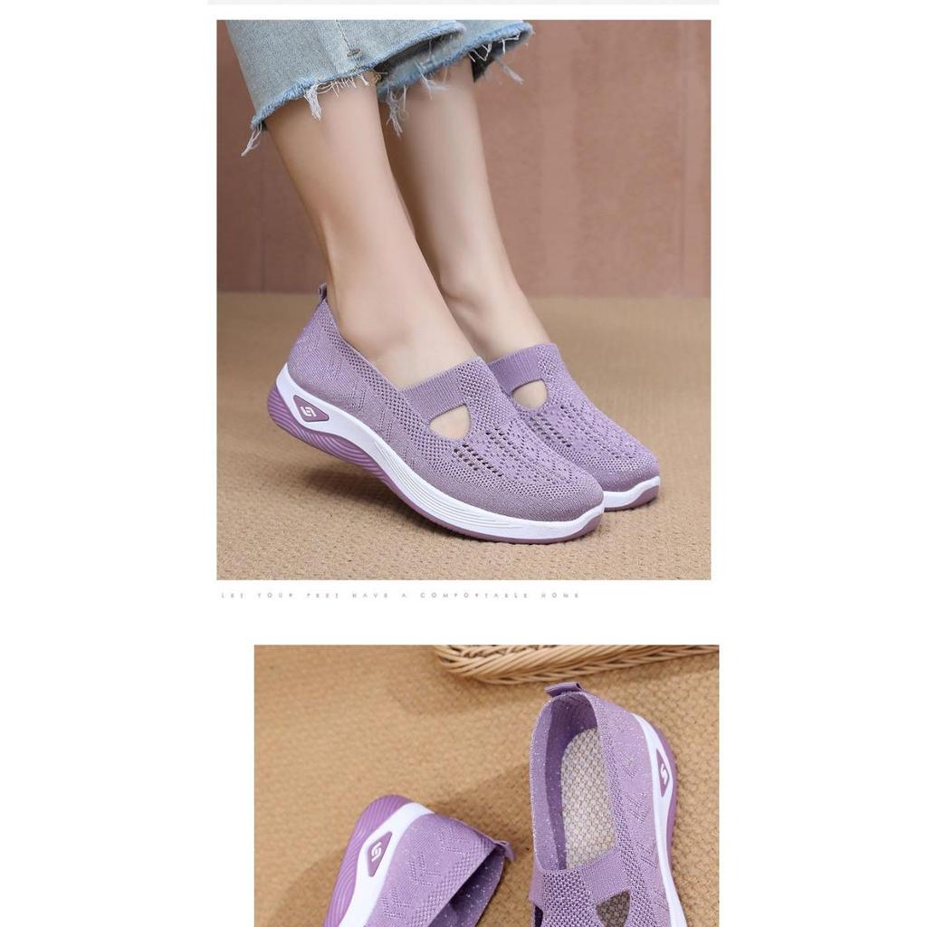 Ladies' Summer Breathable Casual Sports Shoes, Lightweight and Comfortable, Sports Shoes for One Foot, Perfect Choice for Outdoor Wear All Season