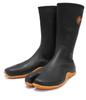 Rikioh Waterproof Tabi Socks with Rubber Tabi Socks with Size L Zipper, Crotch, Black, (GT-01)