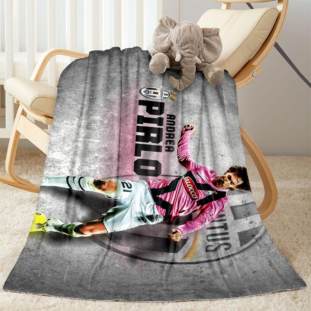 Soccer Player Action Field. Blanket Comfortable Suitable for Couch Bed Chair for All Seasons Stylish Decor Birthday Christmas Gift Blanket