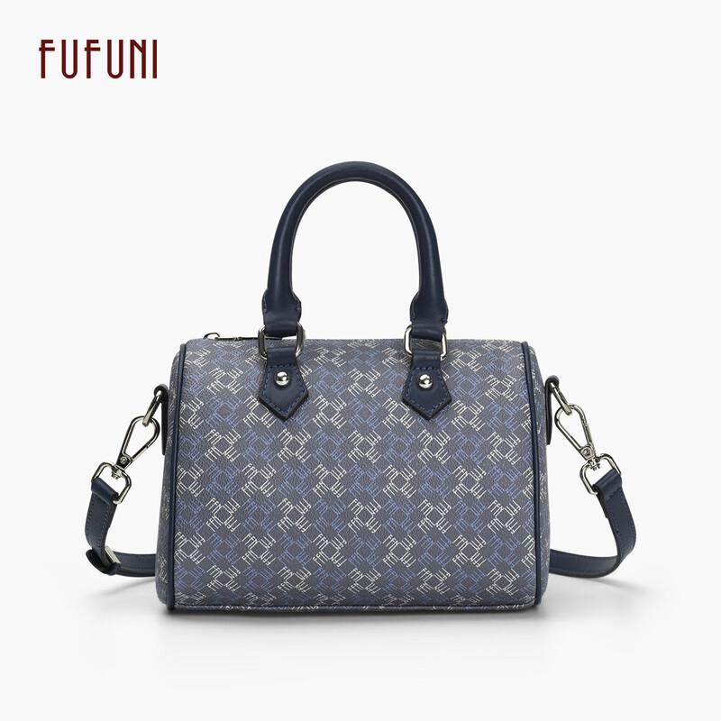 FUFUNI Monogram Boston Shoulder Bag