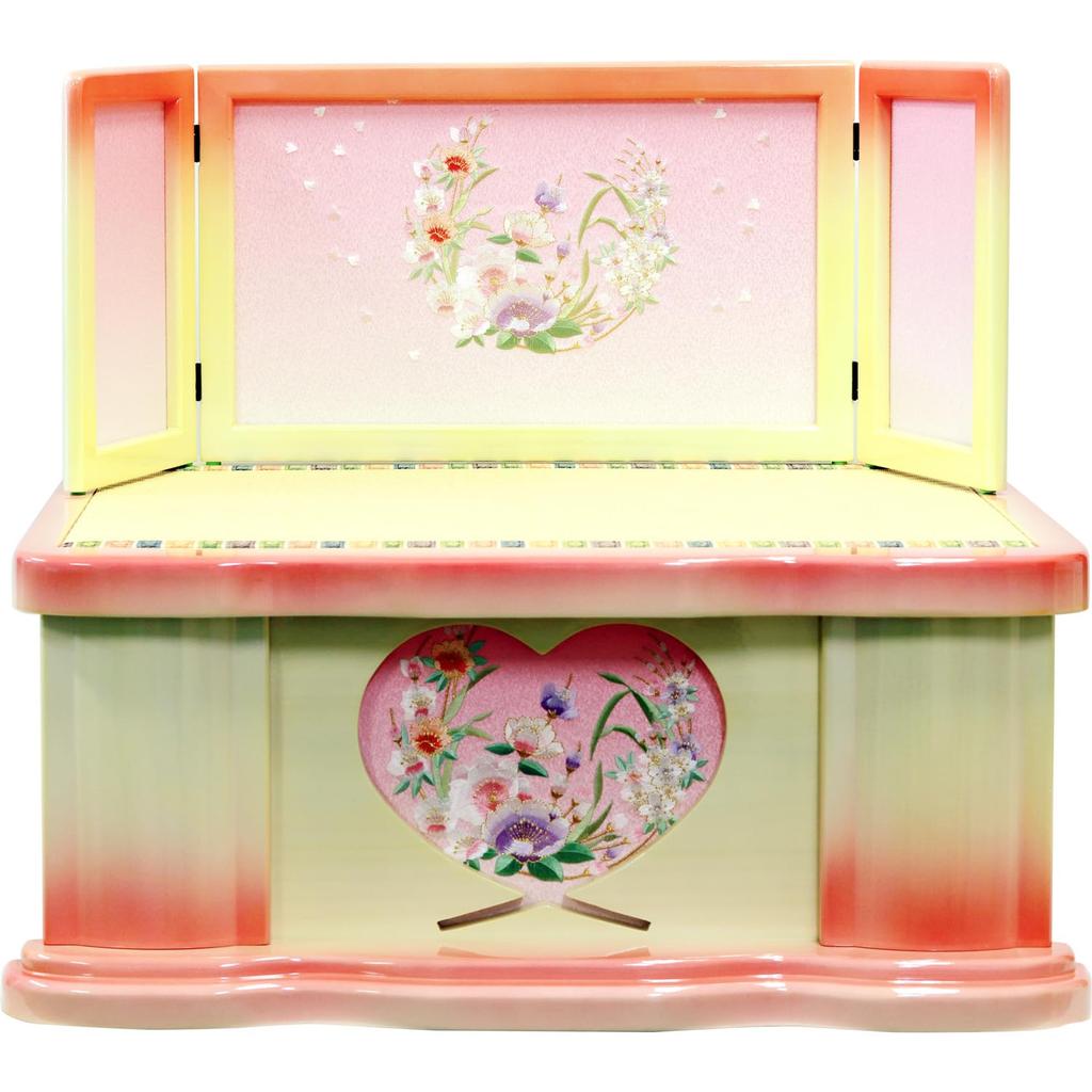 Hina Hina Storage Storage Decoration for 5 Three Princess In Decoration for 5 Pink Blurred Storage Width 63 X Depth 44 X Height 54 Cm VHS2506Z Doll,