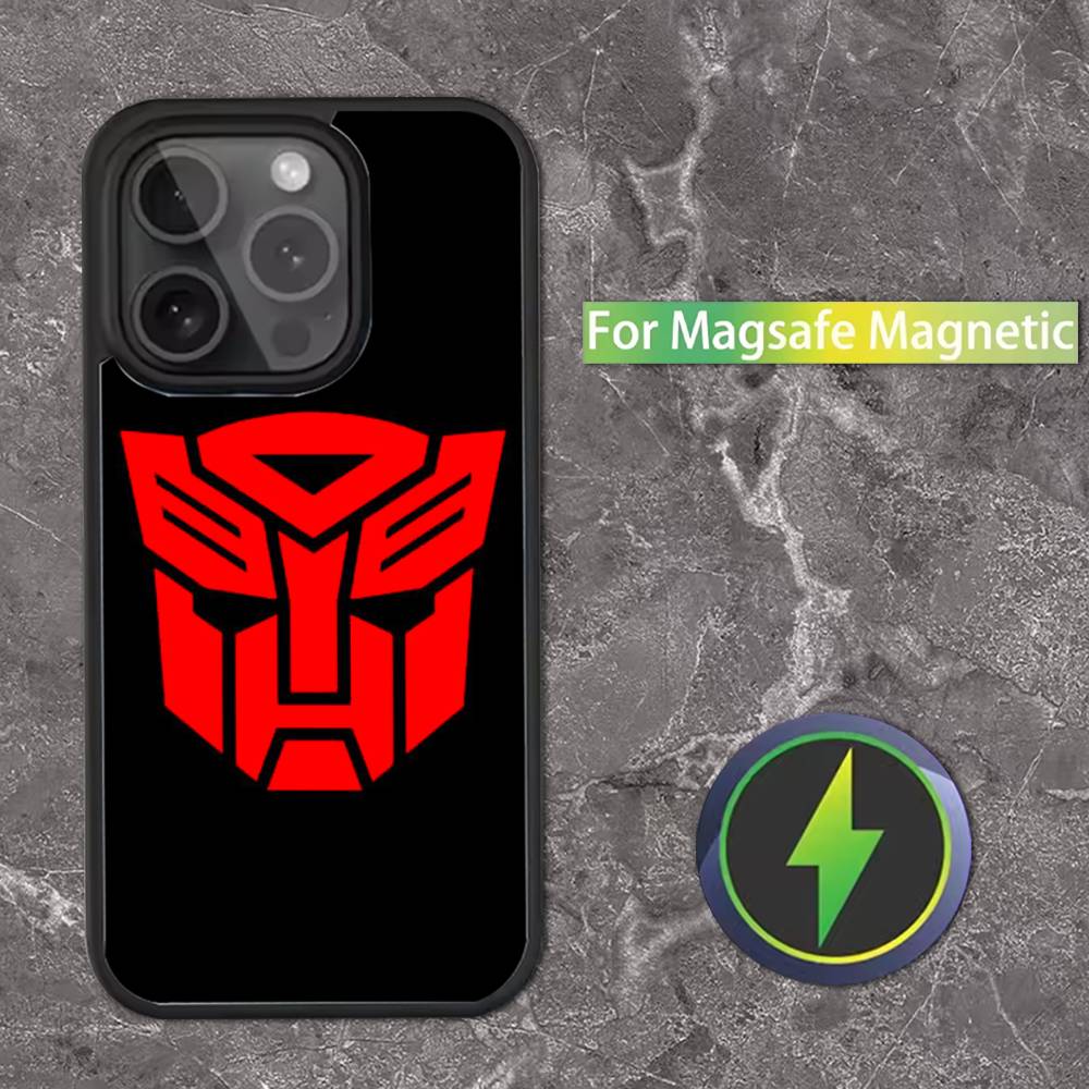 LOGO T-Transformers COOL Phone Case For iPhone 16,15,14,13,12,11,Pro,Max,Plus,Mini,SE Magsafe Magnetic Wireless Charging
