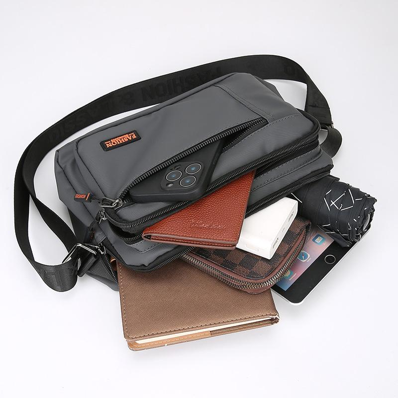 Fashion Casual Men's Handbag Shoulder Bag High Quality Man Messenger Shoulder Bag Top Handle Design Men Crossbody Bag