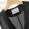 Women's V-Neck One-Button Vest