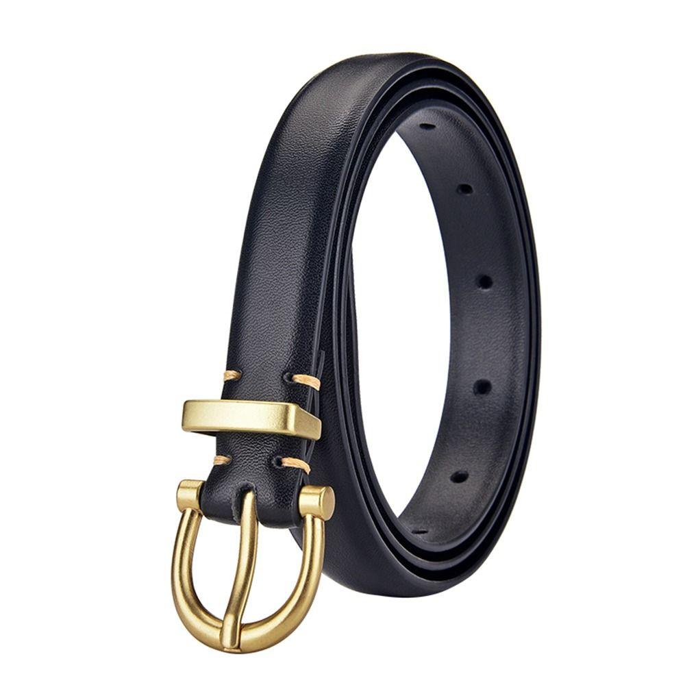 PU Leather Waist Belt Thin Waistband Gift Waist Cinch Belt  Women Ladies