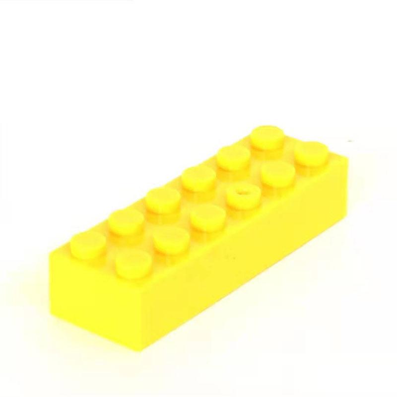 

Non-Toxic 100G 2X6 Dot Dly Building Blocks Thickfigures Bricks Educational Creative Sizecompatible With Plastic Toys For Children 100g 2x6