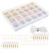 2160Pcs Spacer Beads Set Assorted Spacer Bracelet Beads Glossy Jewelry Making Beads 4 Colors Jewelry Beads Bracelet Beads Kit