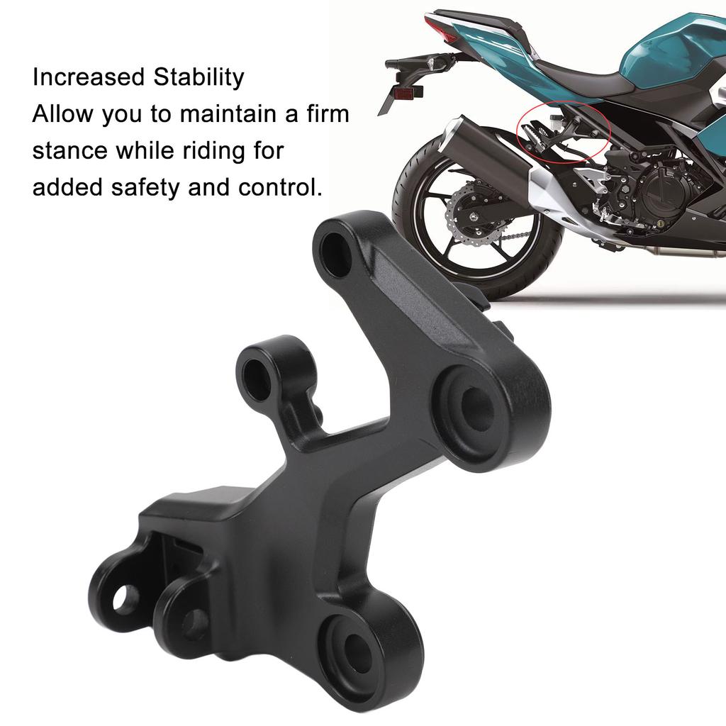 Front Footrest Pedal Peg Bracket Aluminum Rust Proof Crack Resistant Foot Pedal Peg Bracket Mount for Motorcycle Right Side