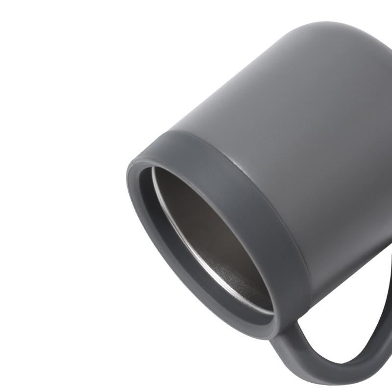 304 Stainless Steel Double-Layer Insulated Cup, Office Mug, Personal Coffee Cup with Lid, Vacuum Insulated, 360ml