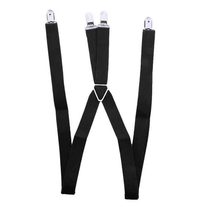 4 клипсы, однотонные ремни, клипсы, мужские брючные ремни, женские подтяжки, ремни для выступлений, танцевальные ремни для брюк чёрный