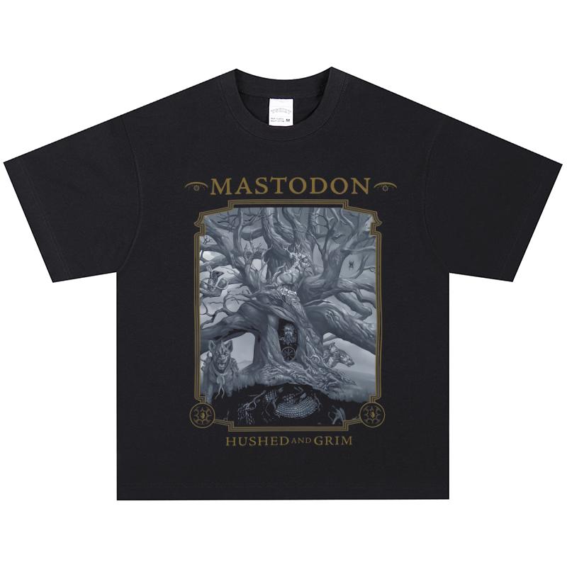 Mastodon T-Shirt, Soft Fabric Casual Daily Wear L