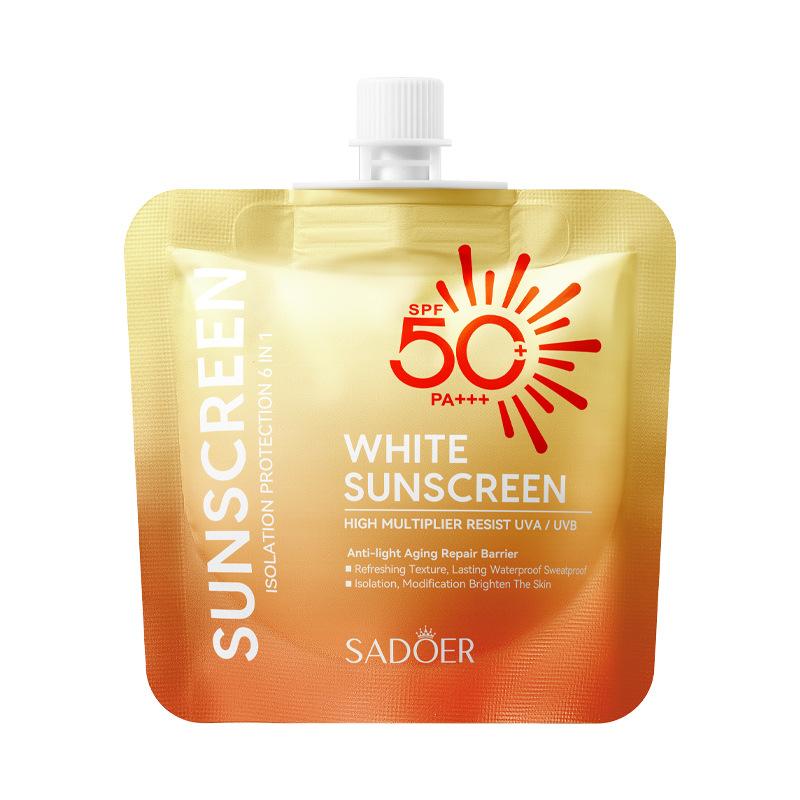 Crema solare SPF50 + 30g SADOER protezione UV crema solare non grassa
