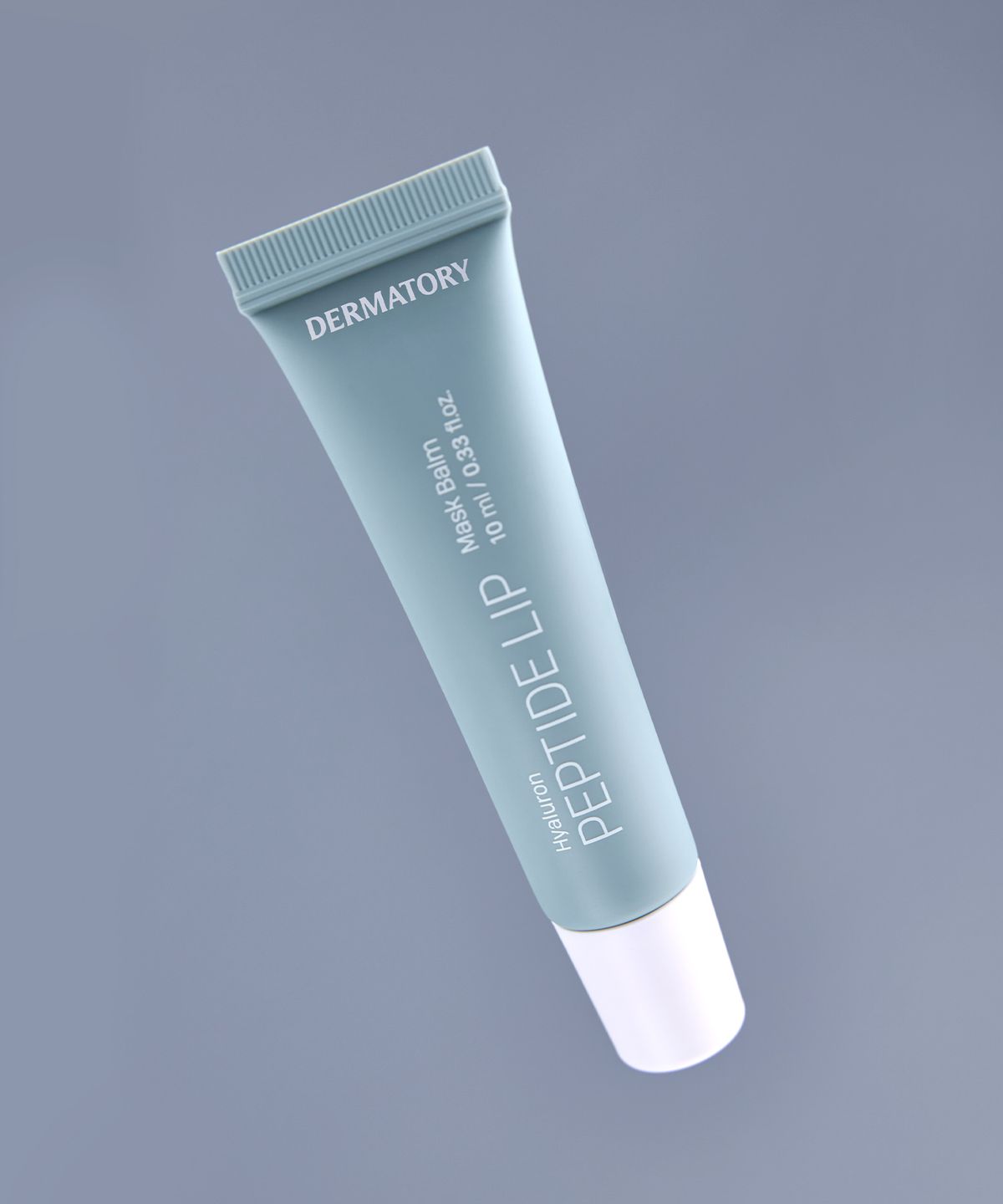 [SET] Hyaluronic Peptide Volume Lip Mask Balm + Keyring Holder (Gray/Rose)