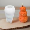 Halloween Funny Pumpkin Mold Decoration Silicone Mold Pumpkin Aromatherapy Candle Gypsum Resin Mold Spooky Craft Mold
