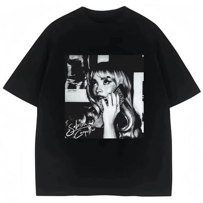 Maglietta ZX Vintage Sabrina Carpenter Maglietta Sweet Tour Moda Hip Hop Maglietta Uomo Donna Y2k Magliette Regalo Fan Abbigliamento da donna