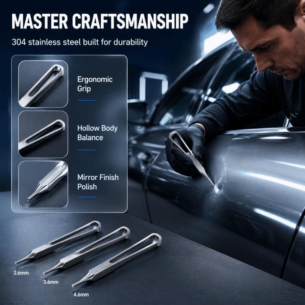 Hollow Design Paintless Dent Removal Tool No Trace Car Dent Repair Pen Auto Body Repair