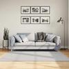 VidaXL Soft and Washable Short Pile Rug Grey 160x160 Cm 375078