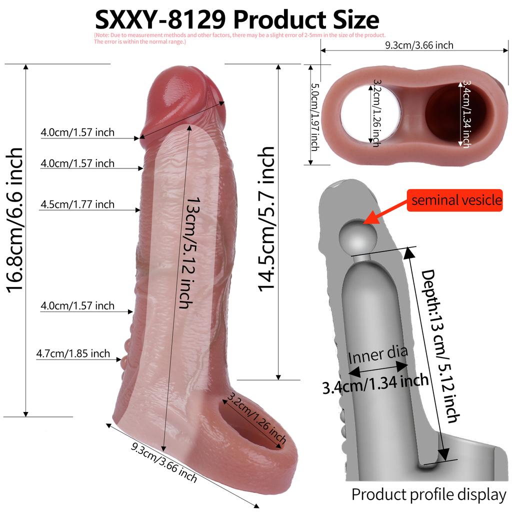 SXXY 5 Stil Manșon Penis Gol Silicon Condom Reutilizabil Masculin pentru Bărbați Întârziere Ejaculare Jucărie Sex Adultă pentru Joc de Cuplu
