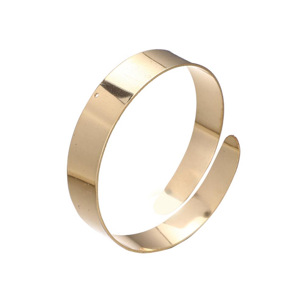 European and American Punk Exaggerated Double-Layer Glossy Metal Snake Arm Bracelet