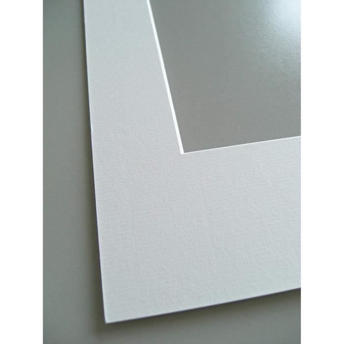 Passepartout d'exposition - walther design - pa041w - blanc - 30 x 40 cm - rectangulaire