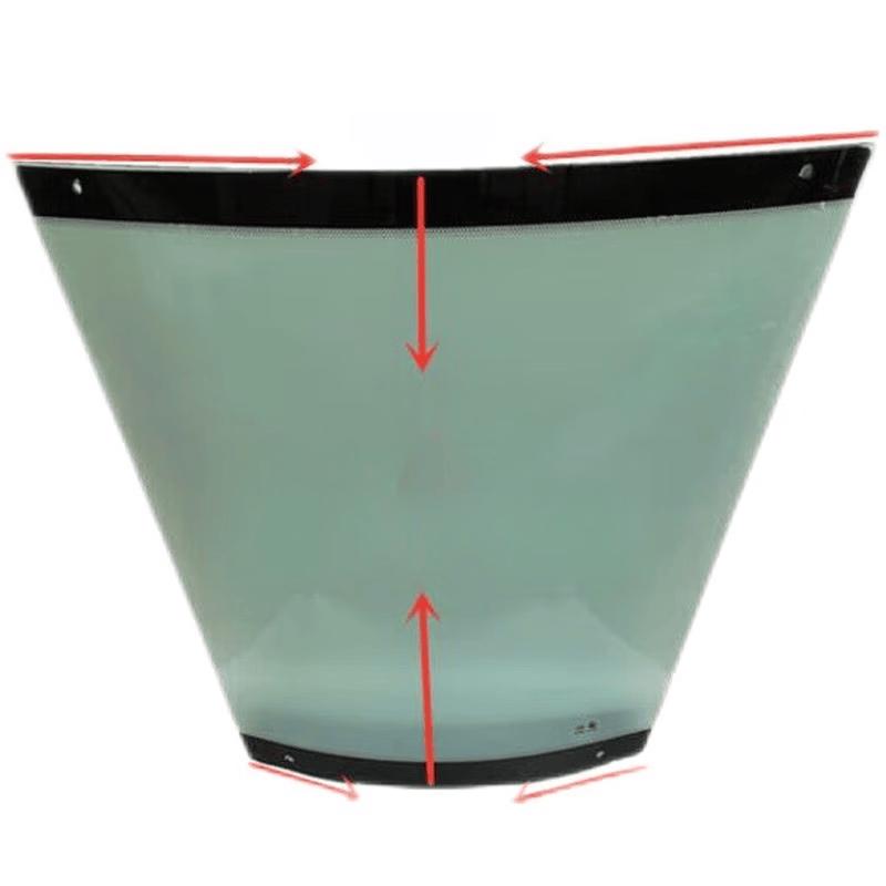 Zhan Yang GJW111 Excavator Rear Windshield