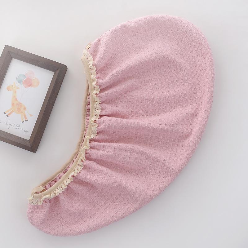 Microfiber absorbent dry hair cap women's thickened headscarf with elastic waffle dry hair towel
