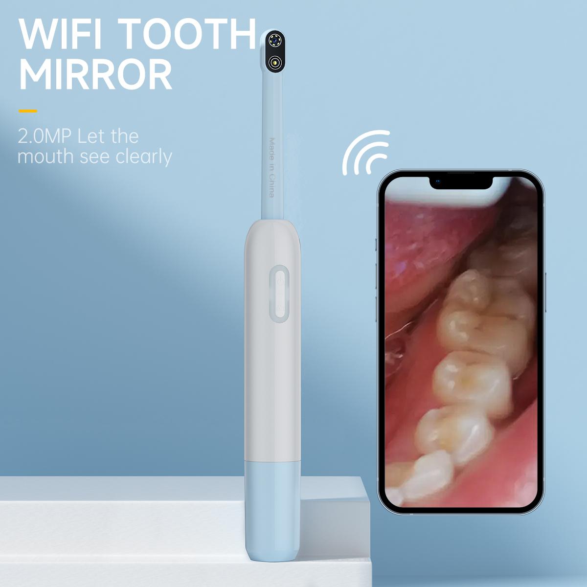 

Z70 2MP Wireless Dental Endoscope with LED Light Teeth Mirror Oral Microscope Type A