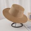 Summer New Men's and Women's Flat-top Sun Hat Sun Hat Travel Beach Hat Women's Top Hat Sun-proof Wild Grass