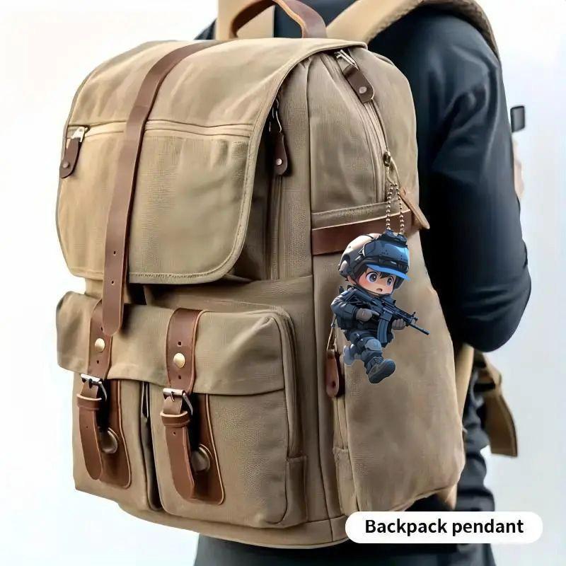 Neue Weihnachten Ornament Anhänger Acryl Flache Lustige Special Forces Anhänger Urlaub Geschenk Anhänger Anhänger