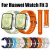 Official Style Silicone Sport Strap For Huawei Watch Fit 3 Replacement Wristband Bracelet for Huawei Watch Fit3 Correa Straps
