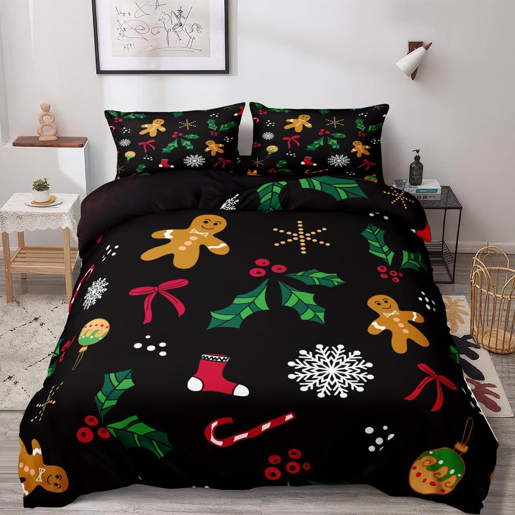 Starfish Conch Ocean Three-piece Quilt Cover 3D Digital Printing Bedding Set Bed Cover