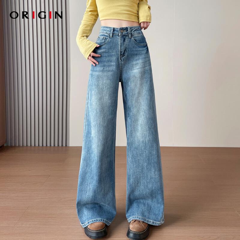 ORIGIN Women s High-Waist Stretchy Straight Jeans L