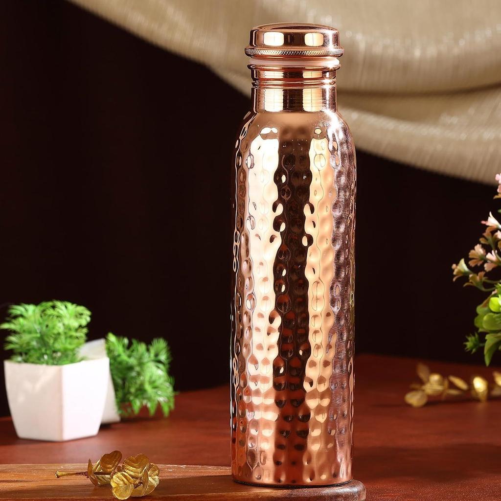Pure Copper Water Bottle 1 Litres