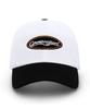 GRAM OUNCE POUND Shop Oval Two Tone 6-Panel Cap White & Black