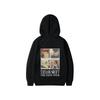 Fashion Casual Long Sleeved  Letter Printing Loose Plush Pullover With Rope Hoodie