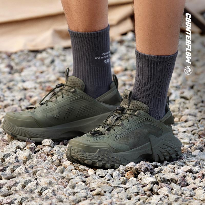 New LiNing CF Linchuan SS Cushioning Wear-Resistant Low-Top Casual Shoes Men's Green AGLU143-1