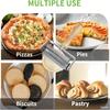 Stainless Steel Pizza Roller Puncher Effort-saving Berry Crusher  Baking Tool