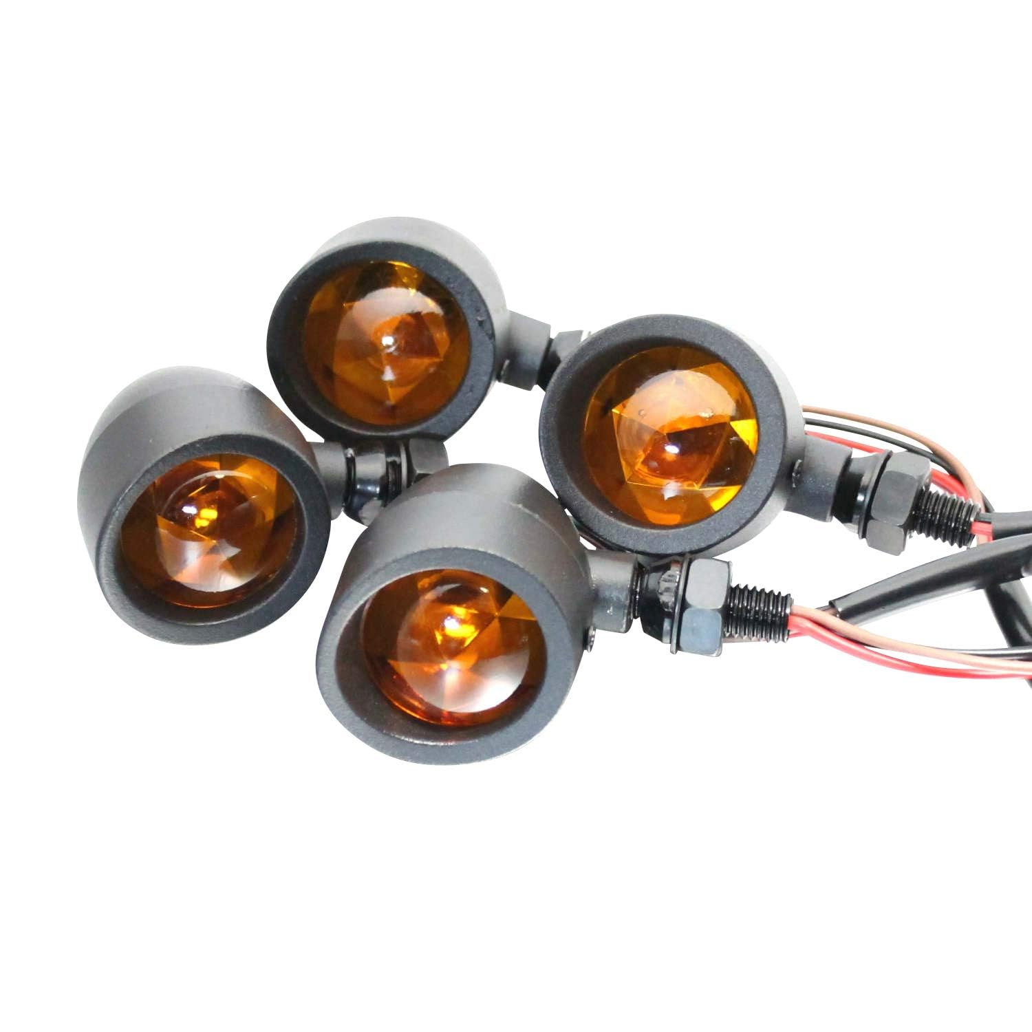 

nakira Мотоциклетные поворотники 4 шт. Кастомное положение American Leble Dragster Magna nkr0001247 чёрный