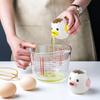 Cartoon Egg Separator Mini Egg White and Yolk Separator Practical and Simple Ceramic Egg Separator Suitable KitchenTools