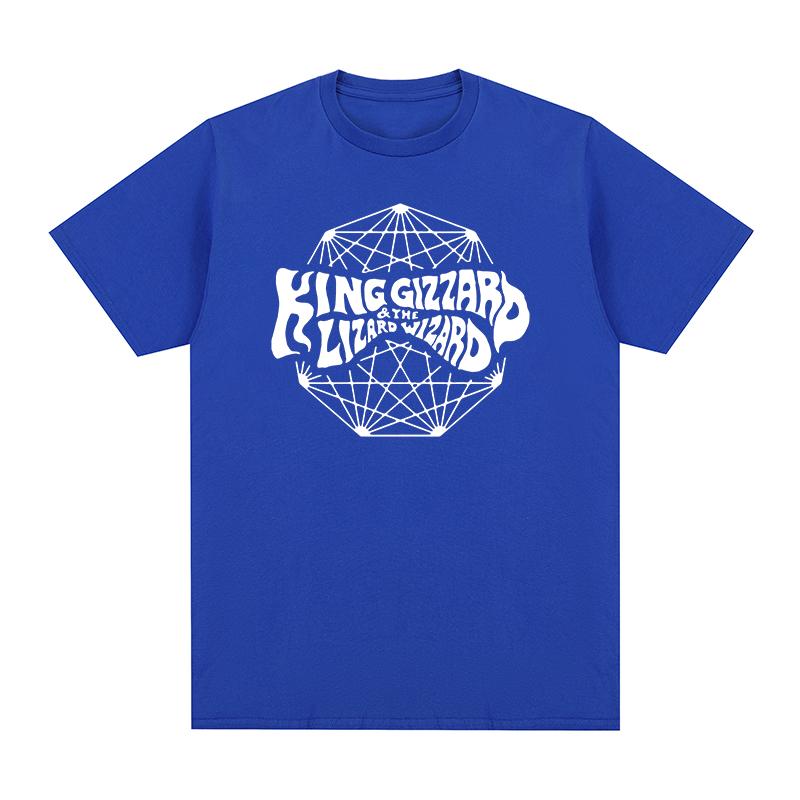 King Gizzard the Lizard Wizard Vintage T-Shirt Australische Rockband Baumwolle Herren T-Shirt Neues TEE T-SHIRT Damen Oberteile