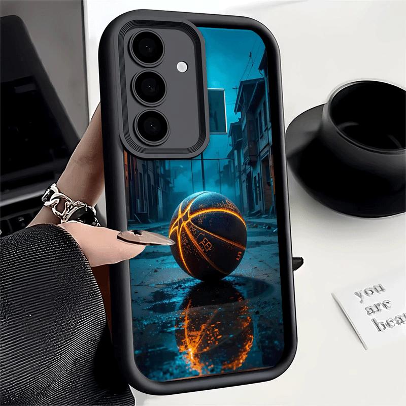 Phone Case for Samsung Galaxy S26 S25 Ultra S24 FE Basketball Basket Sports Shell S23 Plus S22 + S21 S20 5G Soft Silicone Funda