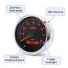 ZMFJH Auto Car Boat 110mm GPS Speedometer Gauge with Antenna 7 Color BackLight 80MPH,120MPH,160MPH Speed Meter Mileage 9-32V