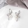 Luxury Women's Zircon Pearl Earrings – Stylish Pendant Dangles for All Face Shapes