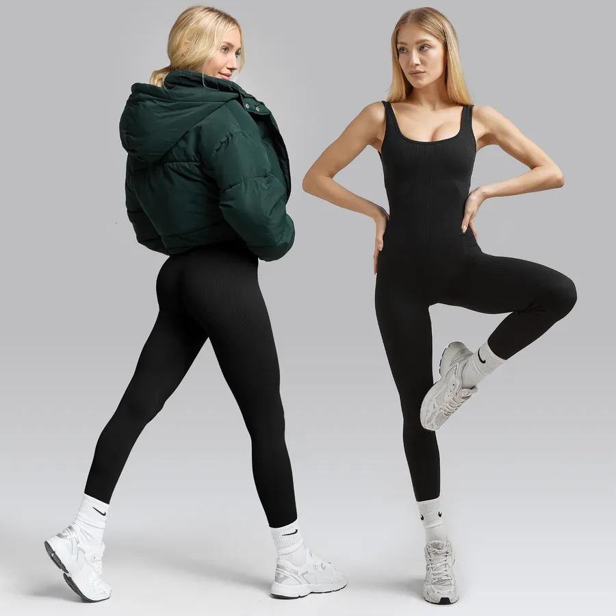 2026 Summer Women s body suit women sportswear yoga suit S чёрный