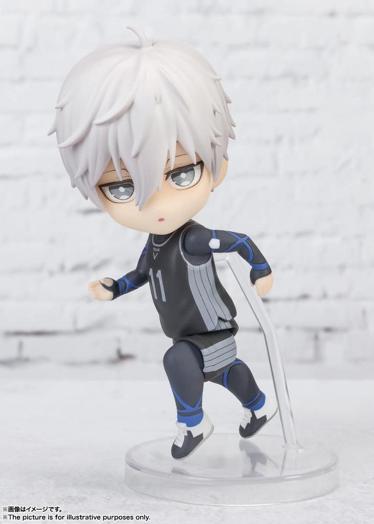 TAMASHII NATIONS Figuarts mini Blue Rock Seishiro Nagi 90mm painted movable figure approx. PVC&ABS