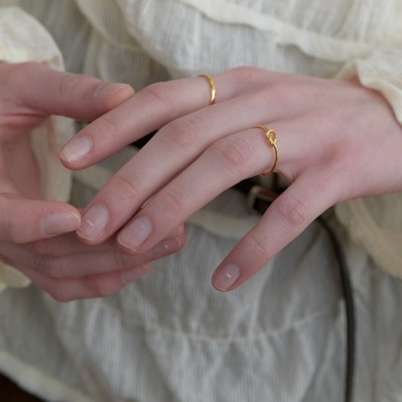 LOVE ME MONSTER Slim Bumpy Ring (L251MRI040)