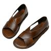 British Style Sandals Men's New Summer Breathable Driving Sandals Casual Non-slip and Wear-resistant Large Size Trendy Soft Sole