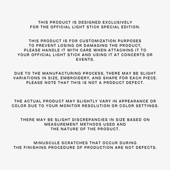 BTS Offizielles Wootteo-Lightstick-Zubehör