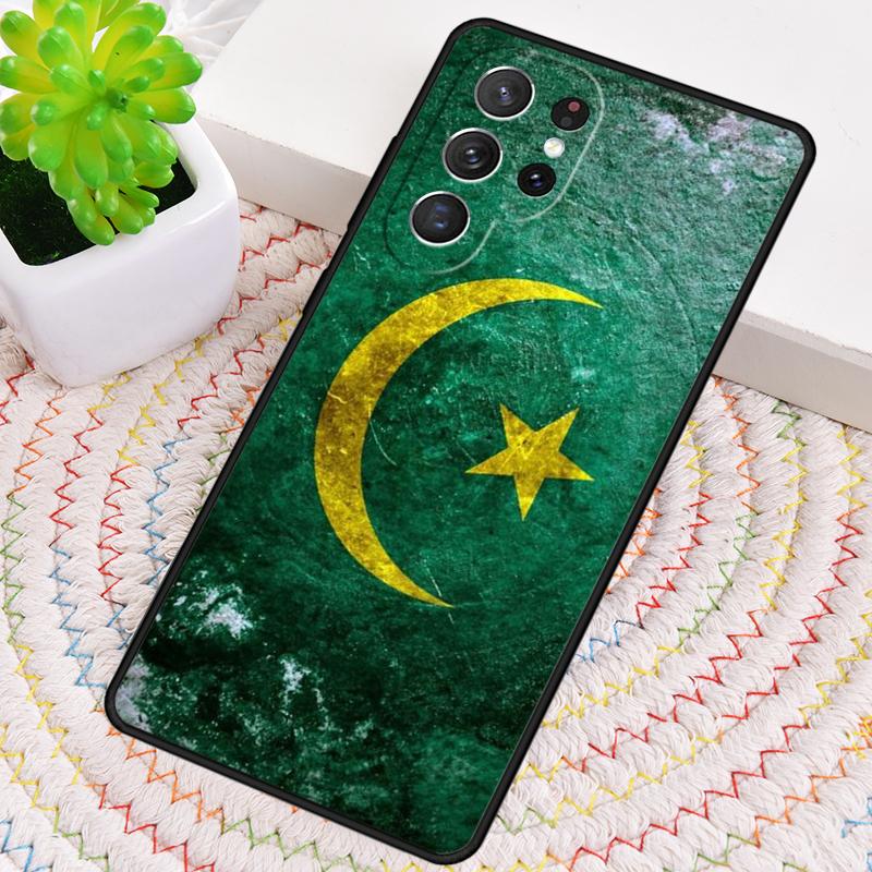 Mauritania Flag Silicone Phone Case For Samsung Galaxy note 10 pro S26 S25 S24 S23 S22 S21 Plus S25Ultra Capa Cover